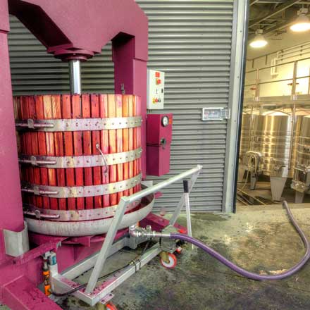 basket press at Culmina